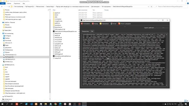 Сбор данных с Zakupki.gov.ru