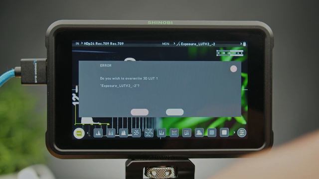 How To Import LUTs On Atomos Shinobi (Camera LUT Vs Monitor LUT)
