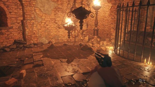 Resident Evil Village поджигаем факела смотреть онлайн
