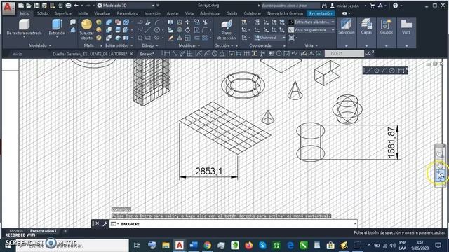 Entendiendo la ubicación en el espacio. AutoCAD 3 смотреть онлайн