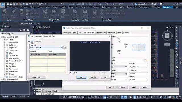 Crear y Editar Perfil Longitudinal en AutoCad Civil 3D 2021 смотреть онлайн