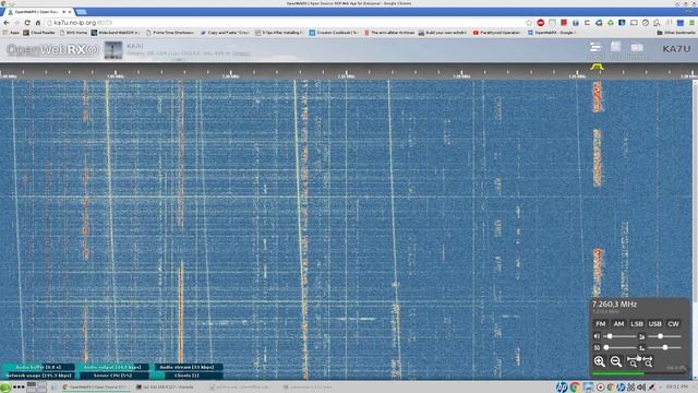 OpenWebRX Server running on a Raspberry Pi 3 смотреть онлайн