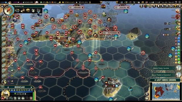 Let's Play Civilization 5 Vox Populi - Spain p.37 (deity, epic) смотреть онлайн