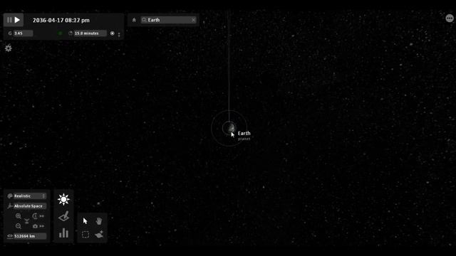 99942 Apophis Asteroid Earth 2029 Pass by and 2036 Impact Simulation смотреть онлайн
