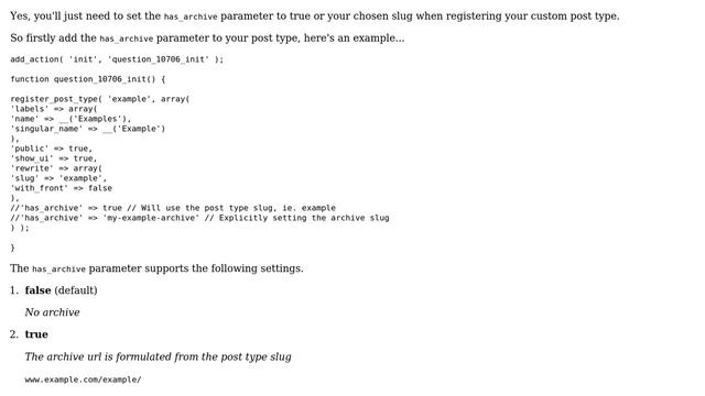 Wordpress: WP 3.1 - archive pages for custom content types possible now without a plugin? смотреть онлайн