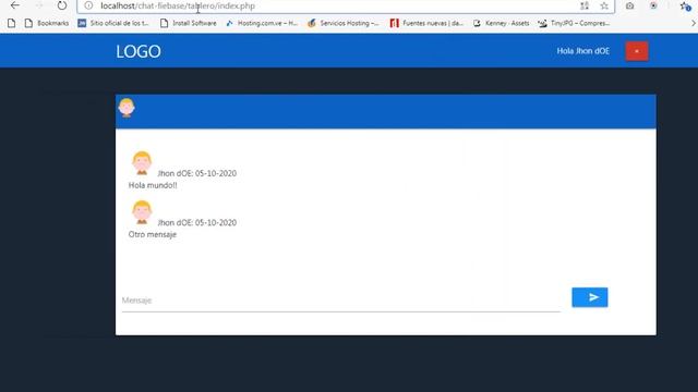 Desarrollando un chat con php, mysql, javascript y firebase 14 смотреть онлайн