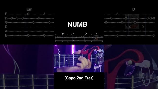 Linkin Park - Numb (Tabs Guitar Intro) (Guitar Fingerstyle Tutorial) смотреть онлайн