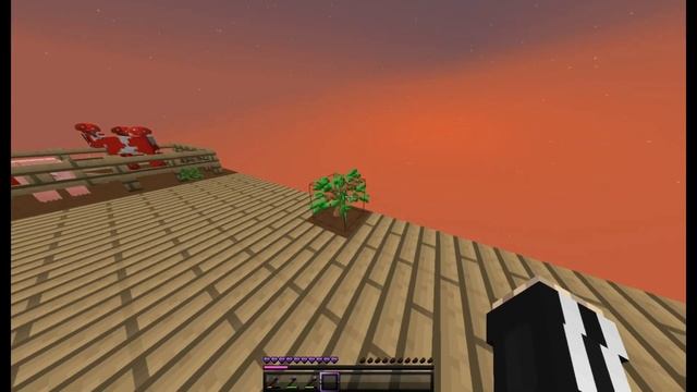ВЫЖИВАНИЕ НА ОДНОМ БЛОКЕ С ДРУЗЬЯМИ В Minecraft часть - 2 Постройка смотреть онлайн