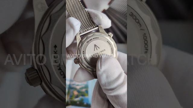 Обзор мужские часы Omega seamaster diver 007 Titan новые. Титановые смотреть онлайн
