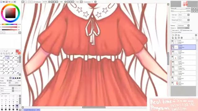 Paint Tool SAI Speedpaint My OC Nani смотреть онлайн