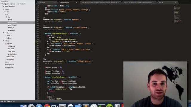 JavaScript #11: Make a Blog, Part 1: Sending a Post to the Server смотреть онлайн