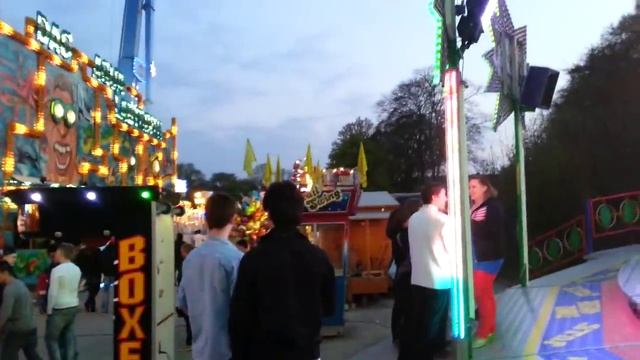 Kirmes Frühjahrskirmes Германия - Лунопарк - парк аттракционов. смотреть онлайн