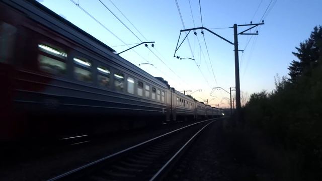 ЭД4М-0376, перегон Грузино-Пери смотреть онлайн