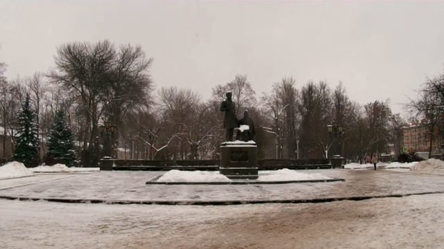 28.12.2018 г. Снег в Летнем саду Пскова смотреть онлайн