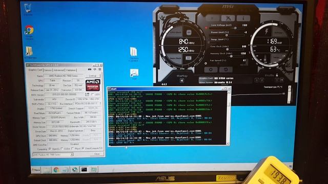Radeon HD7950/r9 280 mining Monero (Cryptonight V7) смотреть онлайн