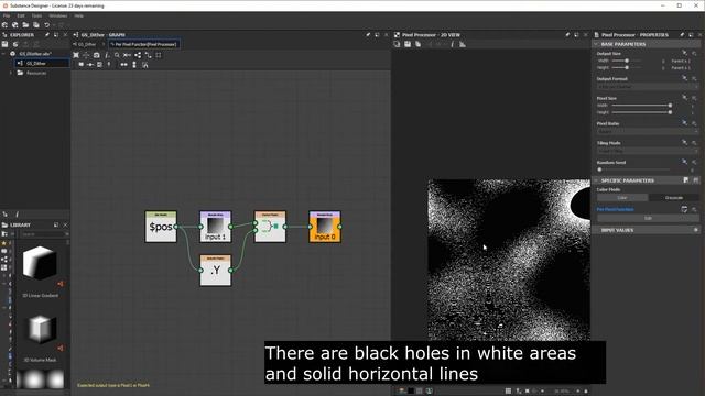 Grayscale dithering in Substance Designer | Pixel Processor смотреть онлайн