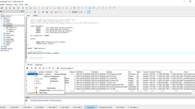 SQLite Veritabanı : INSERT смотреть онлайн