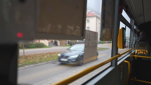 Poland, Gdańsk, Bus 106 Ride From Dworzec Główny PKP To Przystań Żeglugi