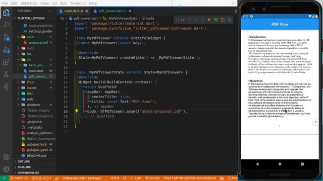 Flutter PDF || Flutter PDF Viewer || How to Display PDF File in Flutter смотреть онлайн