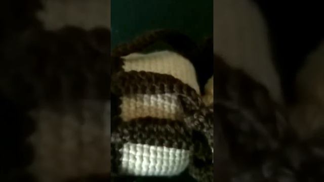 как связать волосы для куклы сразу на голове