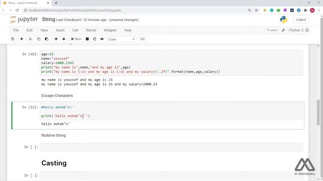 10- Strings Part-2 in Python (Arabic) смотреть онлайн