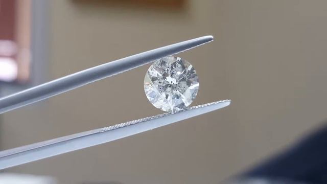 1.76ct. Round Brilliant, H Color I2 Clarity Loose Diamond смотреть онлайн