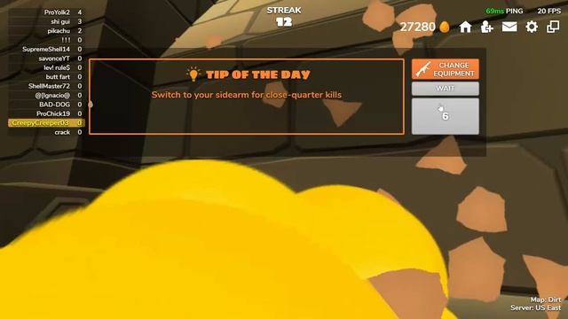 EggK-47 and pistol only challenge - Shell Shockers смотреть онлайн