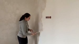 Эффект «Дюна». Нанесение декоративной краски с песком.