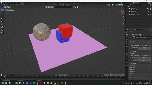 Вид из Blender в Spark AR: запекание материалов в текстуры (тени и свет) смотреть онлайн