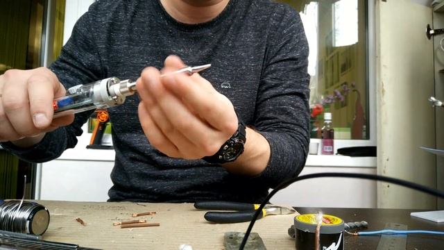 Soldering iron with temperature control from Gearbest china смотреть онлайн