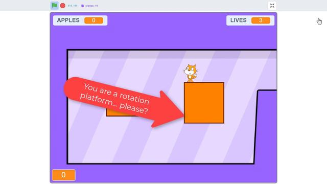 Fun with Rotating Platforms | 12. Scratch Platformer Tutorial смотреть онлайн
