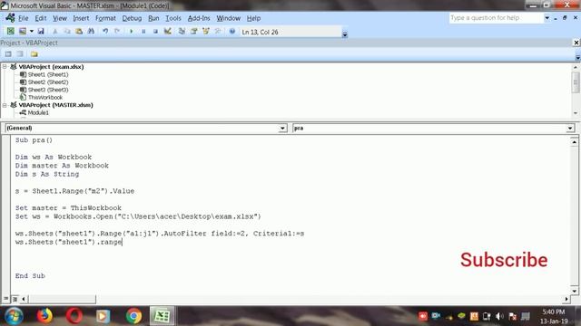 Excel VBA How to copy data to another workbook смотреть онлайн