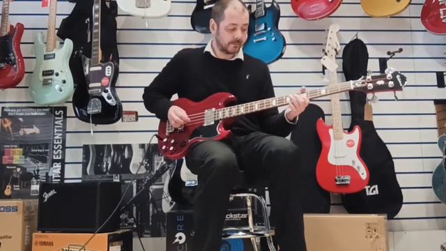 'Used' Epiphone EB-03 Cherry bass - Rimmers Music смотреть онлайн