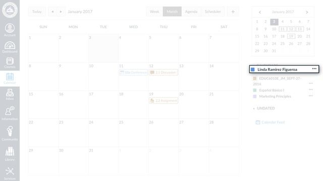 Canvas Calendar Tutorial смотреть онлайн