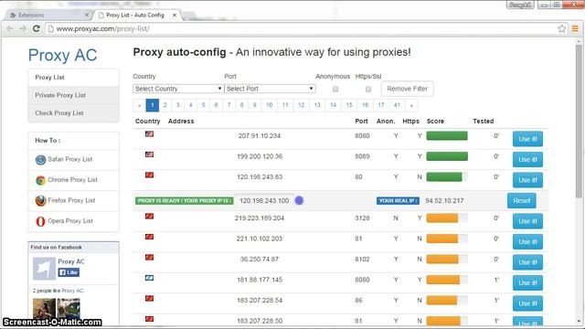 ProxyAC - Proxy List Chrome Extension смотреть онлайн