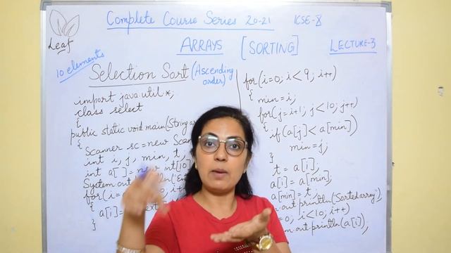 Arrays | Lecture 3 | ICSE X | SELECTION SORT | BUBBLE SORT | Anjali Ma'am смотреть онлайн