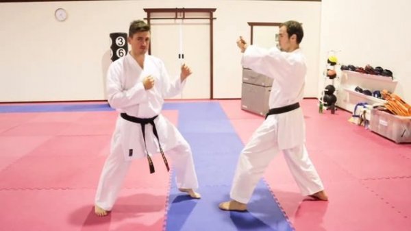 Samurai Karate. must move your feet