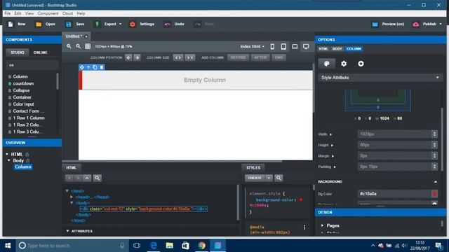 Easy ways to use Class styling in Bootstrap Studio смотреть онлайн