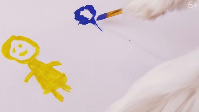 ПОДАРОК подписчикам!!! Веселый ЮКИ рисует красками / Художник Папильон смотреть онлайн