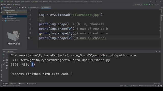 สอน Python OpenCV : หา Shape และแสดงภาพในแต่ละ channel สี (อ่านแบบ BGR) смотреть онлайн