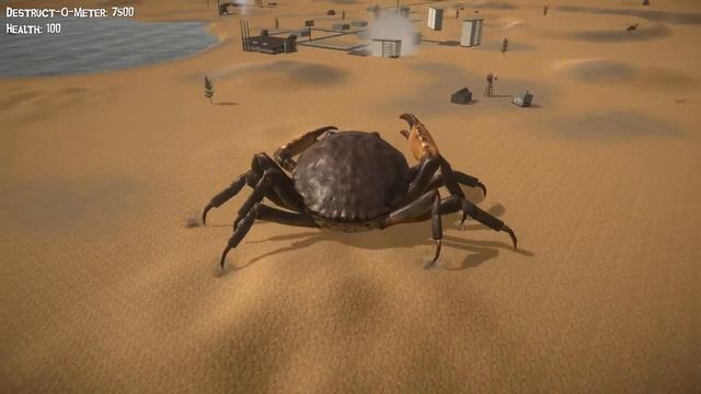 Attack of the Giant Crab - Grab / Throw Mode смотреть онлайн
