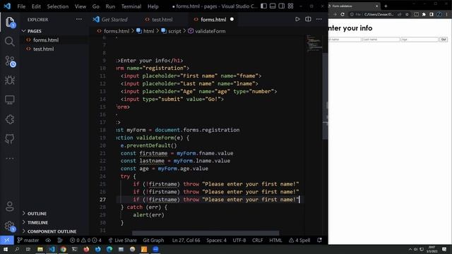 Building Interactive Web Pages: JavaScript DOM Workshop смотреть онлайн