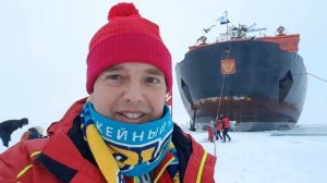 СЕВЕРНЫЙ ПОЛЮС | Год назад Северный полюс был покорен на атомном ледоколе "50 лет Победы"