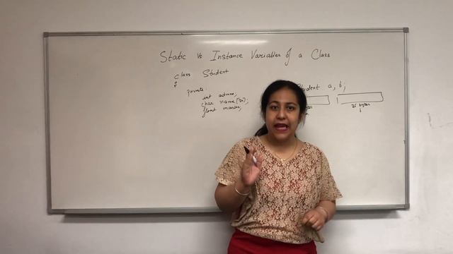 Difference between static and instance variables in a class смотреть онлайн