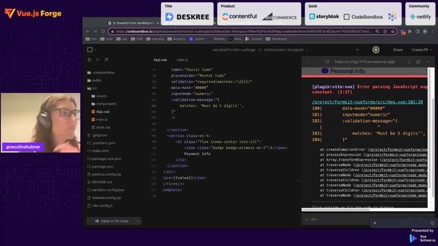 Episode 2: E-Commerce - Powerful Form Handling with FormKit by Necoline Hubner: Vue.js Forge смотреть онлайн