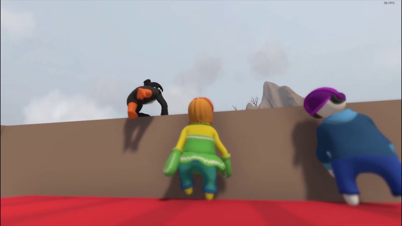 Human Fall Flat с друзьями