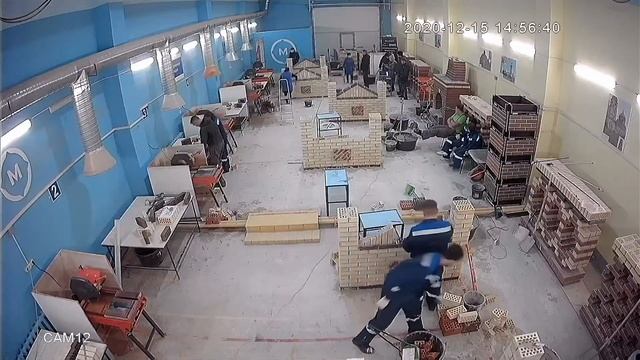 Демонстрационный экзамен по компетенции "Кирпичная кладка" ГАПОУ ПСК 15.12.2020 смотреть онлайн