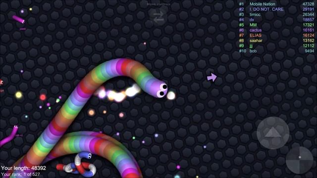 Slither.io 1 Troll Hacker Snake Vs Giant Monster Snake Epic Slitherio Gameplay