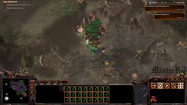 Starcraft II - Custom Campaign: Annihilation - Brutal - Mission 13: Facility 14A смотреть онлайн
