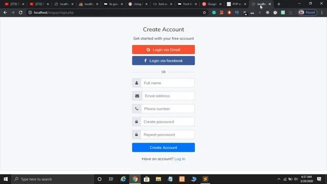 PHP Login User || login Page with database connection | Admin Login with security issue solved mysq смотреть онлайн